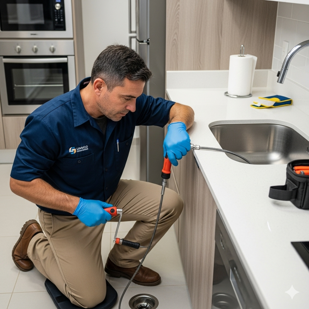 desentupimento de pia